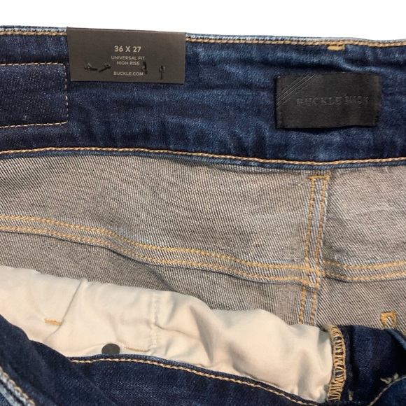 Buckle Black Blue Jeans Ankle Skinny Regular Universal Fit High Rise Size 36x27 - Picture 4 of 6